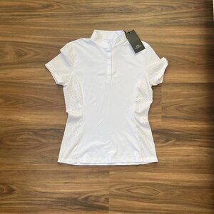 Equiline Women's Short Sleeve Show Shirt - White - L